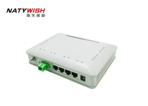 20KM Single Mode 4FE + WIFI EPON ONU Modem Built In WiFi FTTH Triple Play