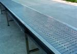 Stainless Steel Plate Automated Conveyor Systems Stable Structure Smooth