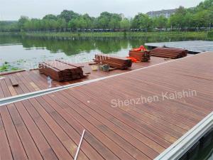 China 6061 T6 Aluminum Floating Pontoon With PE Floats Aluminum Floating Docks Floating Boat Docks wholesale