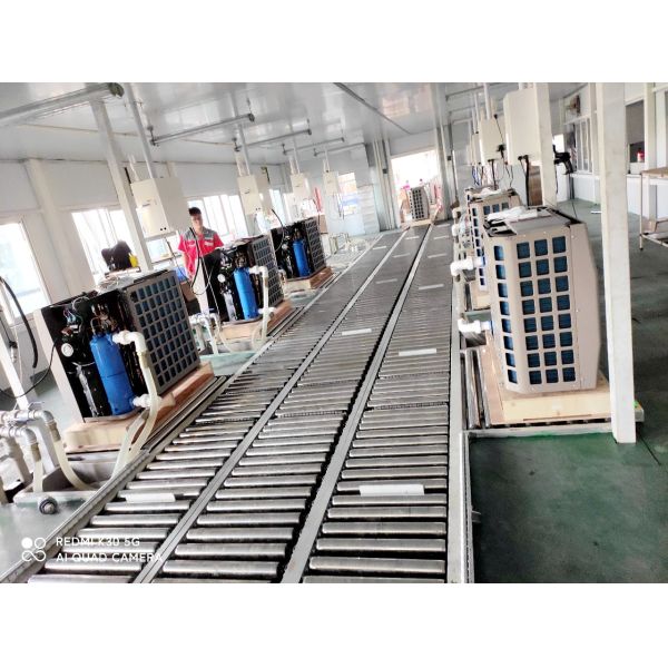 Galvanized Steel Pipe Air Source Heat Pump Assembly Line 40-300kw 380V
