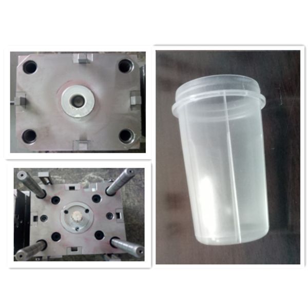 Natural White Color Medical Injection Molding Cold Runner Medical Cup Spare Parts