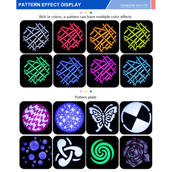 480W 3in1 Gobo Beam Moving Head DJ Disco RGBW Stage Lights for Dynamic Stage Effects