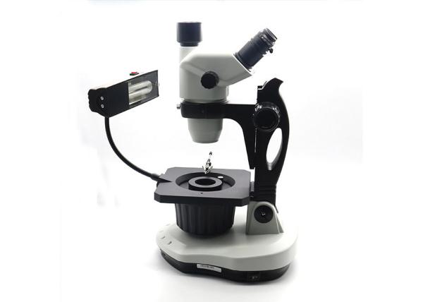 Quality Laboratory Desktop 10X-67.5X Gem Stereo Microscope with Polariscope system for sale