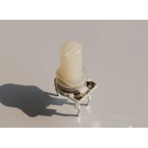 China Three Pin 8mm Trimming Potentiometer With Plastic Custom Knob on sale