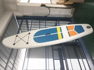 China Two Layers Soft Stand Up Paddle Board , Inflatable Board Paddle With Drop Stitch Material wholesale