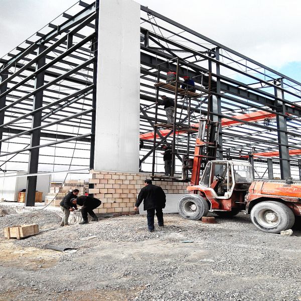 Customized Steel Frame Workshop Metal Frame Prefabricated Workshop Buildings