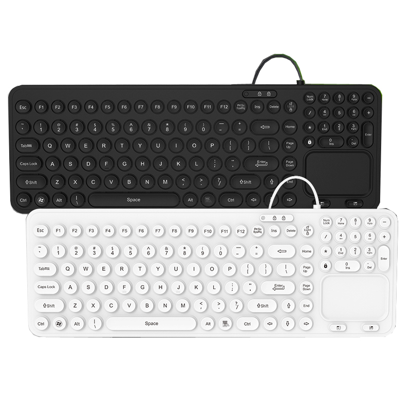 IP68 Washable Military Medical Industrial Backlit Keyboard With Function Keys