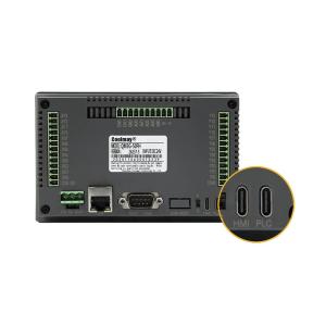 FX3S HMI PLC All In One 60KHz 4AI 2AO HMI PLC Screen Type C