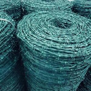 China 14 Gauge High Tensile Barbed Wire  25kg Per Roll Razor Blade Wire wholesale