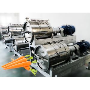 Industrial Carrot Processing Line / Energy Saving Fruit Puree Processing Line