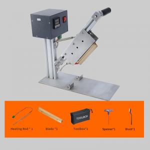 China Cord Fabric Heat Cutter Guillotine Type 300W 150mm wholesale