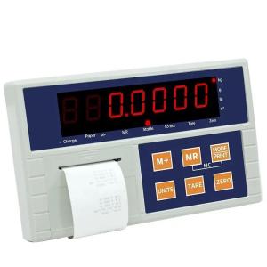 Large LED Display Build In Label Printer Digital Plastic Housing Weighing Indicator For Platform Scales