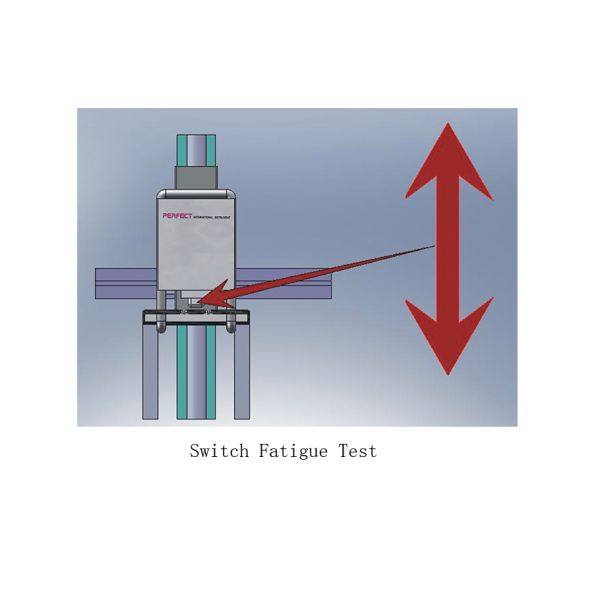 Suitcase Durability Fatigue Testing Machine 4 Points Sense Positions 155 Kg Weight