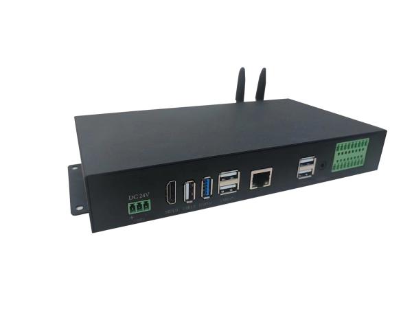 Quality Fanless Embedded Panel PC EMMC Industrial Embedded Box PC HDMI for sale