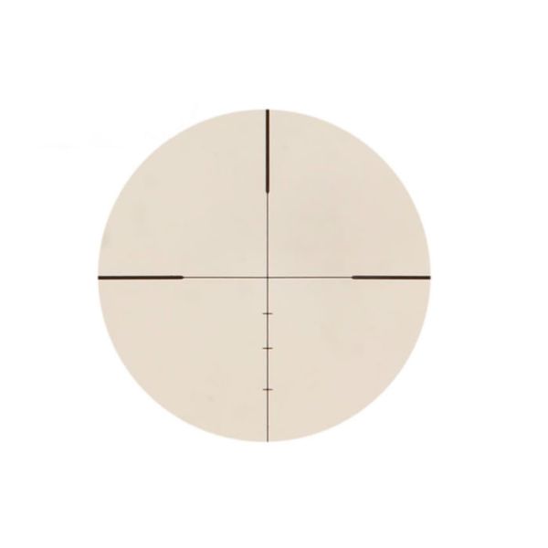 ANS 3 - 9X40E Illuminated Reticle Scope 1 / 2MOA Matte Finish With Side Rail