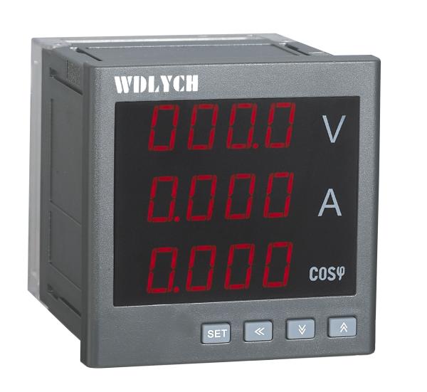 Quality Wd-3iuh Panel Power Meter , Led Digital Power Meter For Power Monitoring for sale