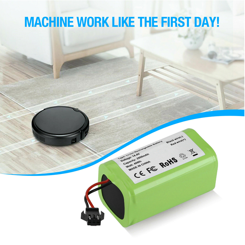 MSDS 14.8V 2800mAh Lithium Battery Pack for Electric Mop