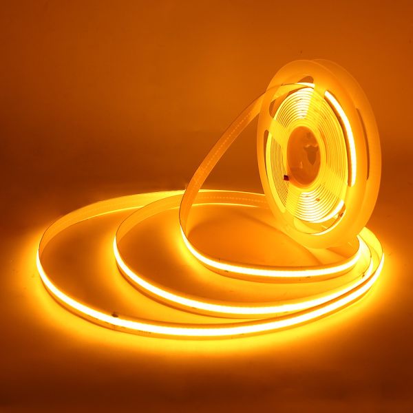 3000K 100LM Flexible COB Strip Dimmable IP67 For Aluminum Profile
