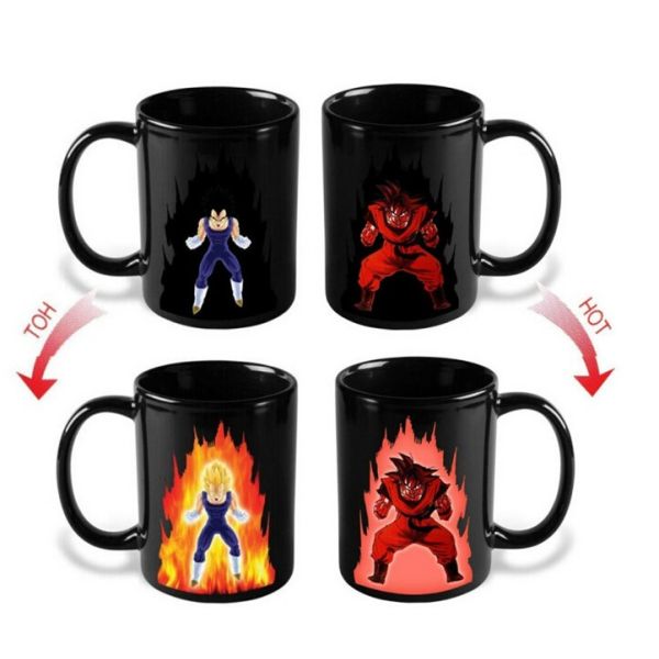 Promotion Dragon Ball Ceramic Coffee Mugs , Color Changing Mugs Custom