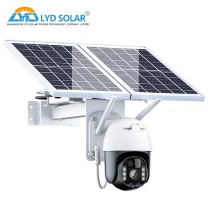 China 4G CCTV Solar Outdoor Security Camera Night Vision Input Output Security Solar Camera on sale