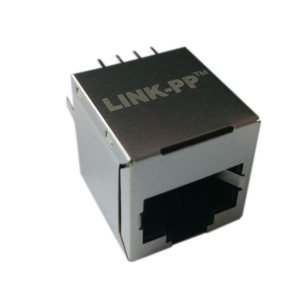 10/100M Vertical RJ45 Jack 180° Degree