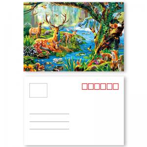 China Custom Lenticular Postcard Printing 3d Depth New York City 4x6 Inch EU Standard wholesale