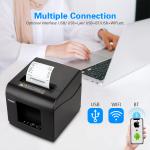 Highly Reliable 80mm Receipt Printer Usb / Lan / Rs232 / Bluetooth / Wifi