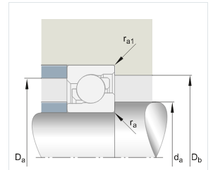 High Precision 7207 B C AC Angular Contact Ball Chrome Steel Bearing 7307B