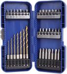 Impact Screwdriver Bit Set with Titanium Drill Bits- Quick Release Twist Drill