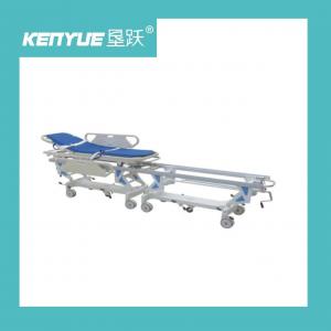 China Emegency Stretcher Trollery Patient Emergency Stretcher Blue PP Side Rail wholesale