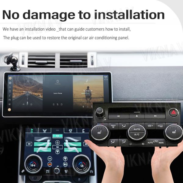 Air Condition Panel 10'' Touch Screen For Range Rover Evoque 2013 - 2017