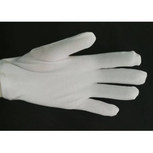 Cosmetic Overnight Moisturizing Gloves , Cotton SPA Gloves Flexible Knitting
