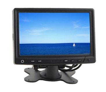 Quality 7 Inch Desktop and Headrest VGA  Touch screen Monitor With AV2 Reverse Camera for Car PC,Car display for sale