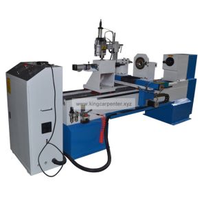 China KC1530-S with engraving spindle wood cnc lathe wholesale