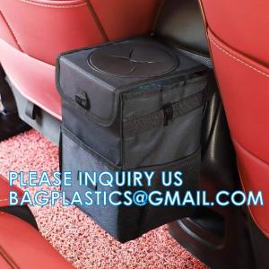 China Car Trash Bags, Garbage Bag Hanging Detachable Bag for Car Trash Bag Hanging Back Seat Car Bag for Outdoor wholesale
