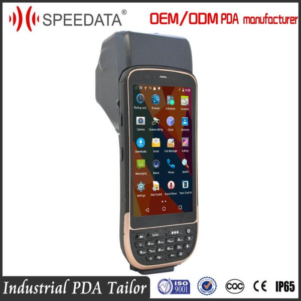 Quality 3G Hand Held Mobile Ip65 Barcode Scanner With Portable Thermal Printer Bluetooth for sale