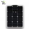 Mono Cell SunPower Flexible Solar Panels 50W High Efficiency For Off - Grid Systems for sale