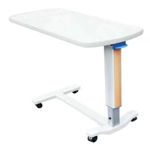 China MN-OVT001 Hot Sale Adjustable Hospital OverBed Table With Wheels wholesale