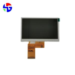 China TFT IPS RGB Interface 4.3 Inch LCD Display 480x272 Resolution 500cd/M2 Brightness wholesale
