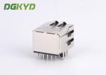KRJ-003YGZNL Shielded Cat5 Rj45 Ethernet Connector With Transformer Y/G LED