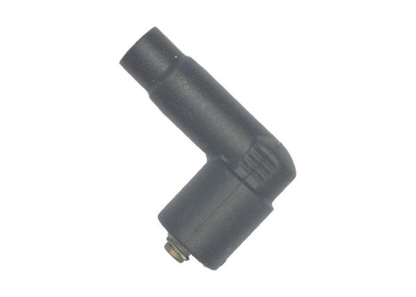 Quality High Voltage Heat Resistant Spark Plug Wire Connector Bended With PBT Resistor for sale