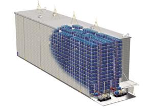 China EBIL ASRS Racking System / Warehouse Pallet Racking Systems ISO9001 Certification on sale