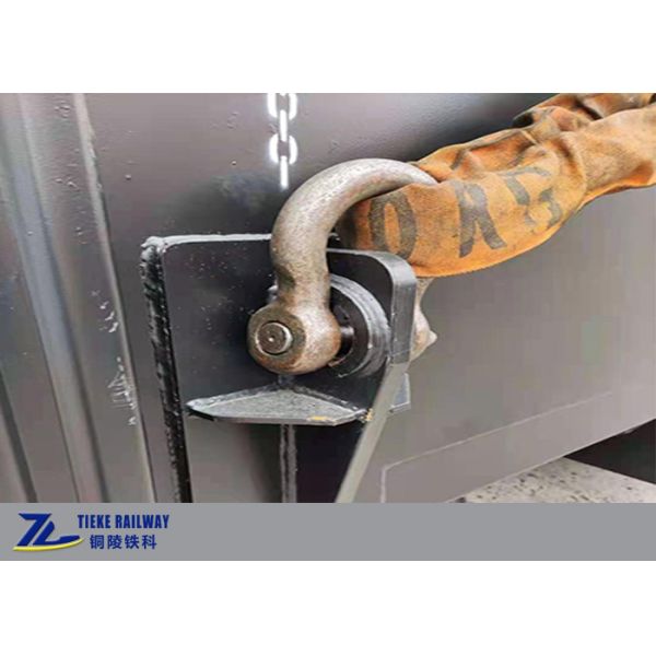 Pneumatic Unloading Ore Hopper Wagons 60t Loading Freight Train