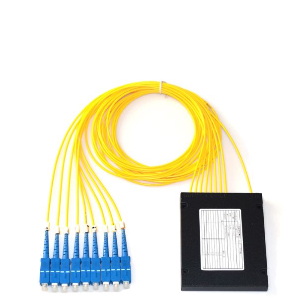 Plastic ABS Box 1X8 SC UPC PLC Module Fiber Optic PLC Splitter FTTH GPON