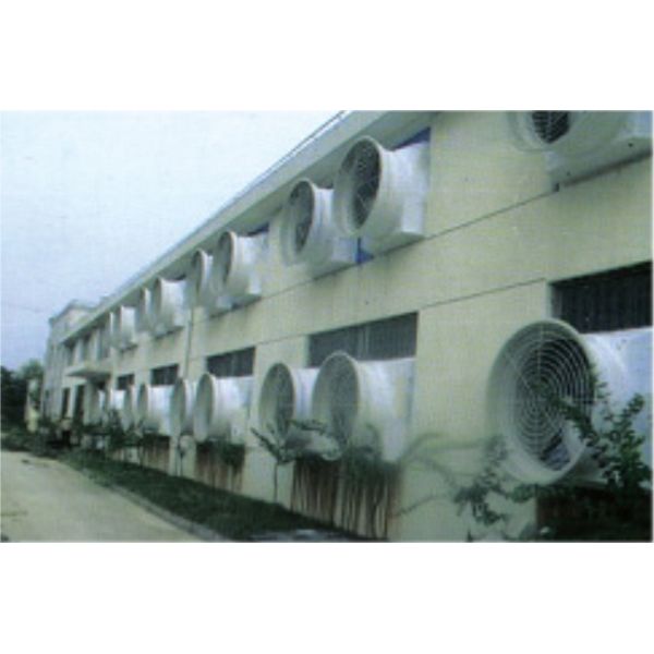 Ventilation exhaust fan with glass steel material