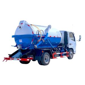 Factory  DFAC Dongfeng Sewage Suction Tank Truck Small  Mini Vacuum Suction Septic Sewage Suction Truck