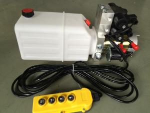 China G3/8 Oil Port Mini Hydraulic Power Packs , DC 24v Hydraulic Power Pack With 8L Plastic Oil Tank wholesale