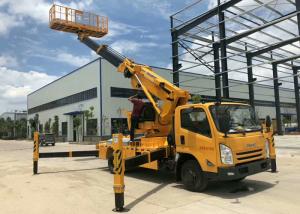 China Automatic 12m Cherry Picker Aerial Lift Truck Electronical Controlled Lifting wholesale