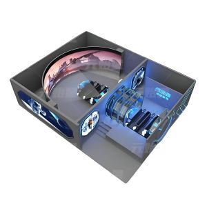 VR 3D Track Cinema with 4D 9D Flying Experience