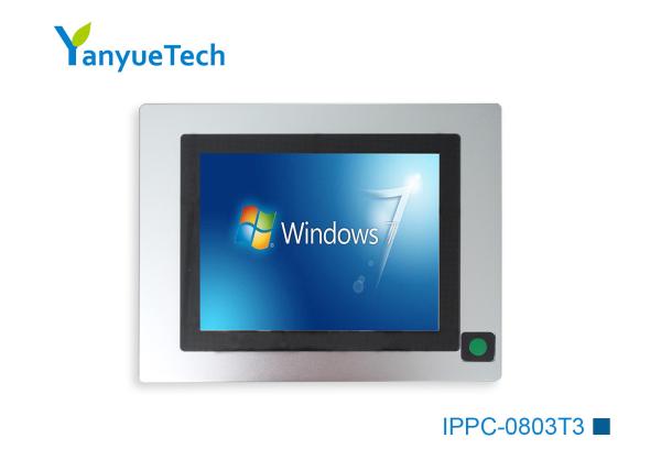 Quality IPPC-0803T3 8 Inch PC Touch Panel Capacitive Touch HM76 Chip Notebook CPU Dual Network 3 Series 5USB for sale